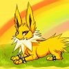 Pokemon Jolteon paint by number