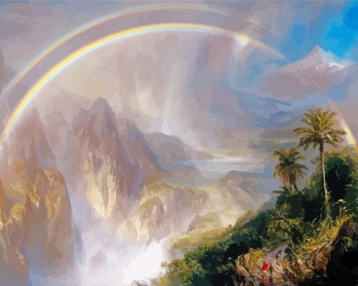 Rainy Season In The Tropics By Frederic Church paint by number