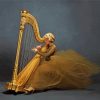 Woman Harpist paint by number