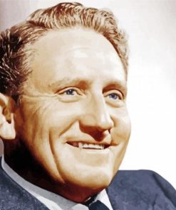 The Actor Spencer Tracy paint by number