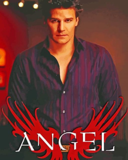 Angel Character Poster paint by number