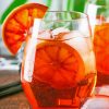 Aperol Spritz With Orange paint by number