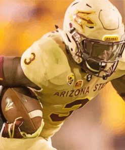 Arizona State Sun Devils Footballer paint by number