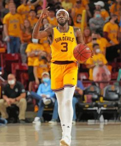 Arizona State Sun Devils Basketball Team Player paint by number