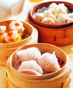 Asian Har Gow paint by number