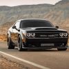 Black Dodge Demon Super Car paint by number