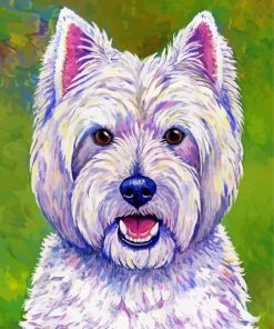 Cairn Terrier Art paint by number