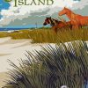 Chincoteague Island Poster Art paint by number