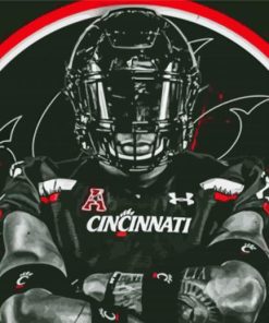 Cincinnati Bearcats Player Logo paint by number