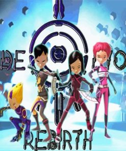 Code Lyoko paint by number