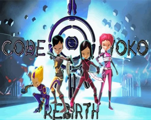 Code Lyoko paint by number