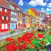 Colmar French Village paint by number