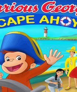 Curious George Cape Ahoy paint by number