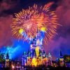 Disney Fireworks At Night paint by number