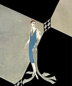 Evening Gown For Manhattan Mary paint by number