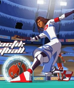 Galactik Football Player paint by number