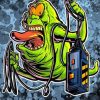 Ghost Slimer paint by number