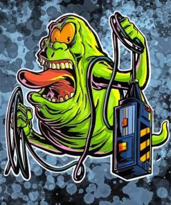 Ghost Slimer paint by number