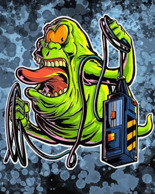 Ghost Slimer paint by number