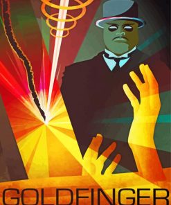 Goldfinger Poster Art Diamond Painting