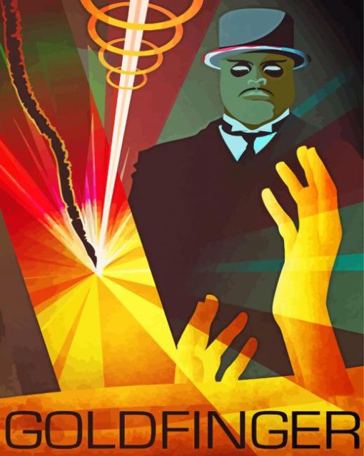 Goldfinger Poster Art Diamond Painting