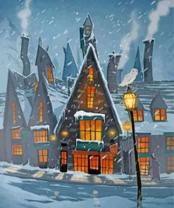 Harry Potter Hogsmeade Art paint by number