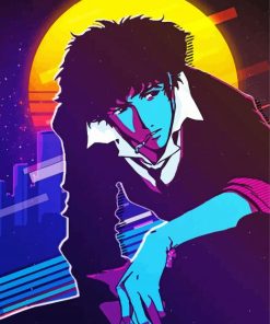 Spike Spiegel paint by number