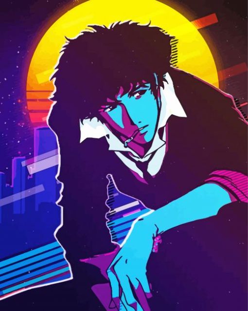 Spike Spiegel paint by number