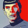 Spock Vulcano Star Trek paint by number