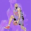 Vince Carter paint by number