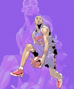 Vince Carter paint by number