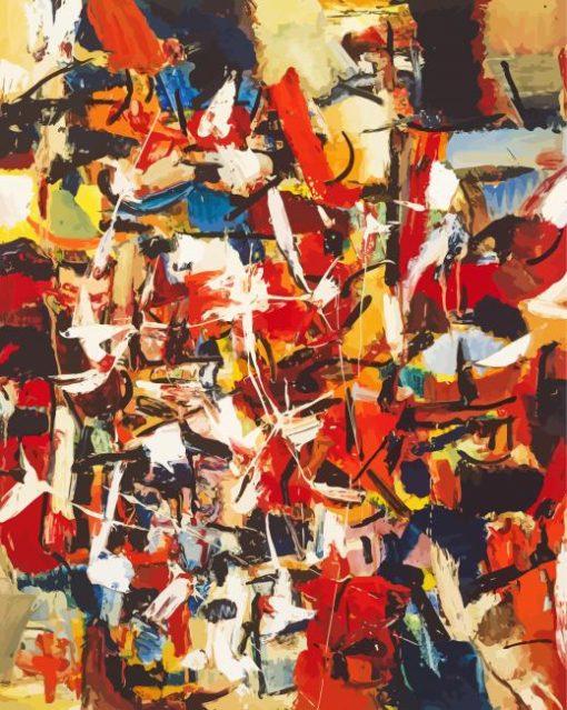 Jean Paul Riopelle paint by number