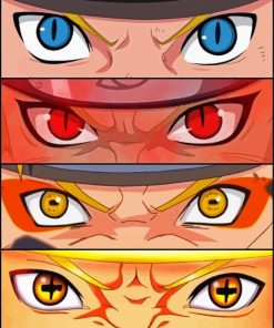 Kakashi Naruto Eyes paint by number