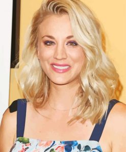 Kaley Cuoco paint by number