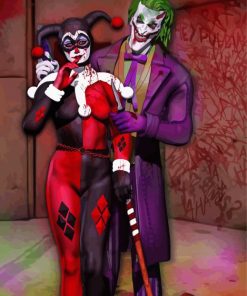 Mad love Joker paint by number