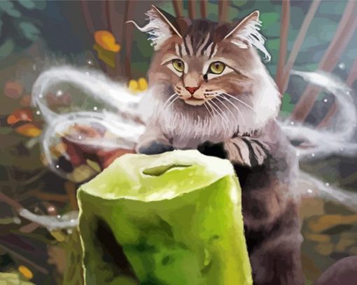 Magical Cat paint by number