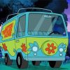 Mystery Machine Van paint by number