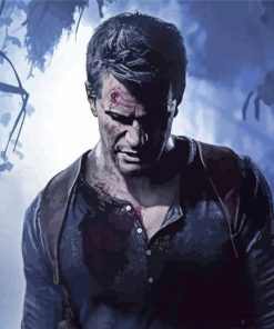 Nathan Drake Uncharted Game paint by number