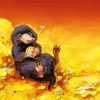 Niffler With Treasure paint by number