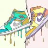 Nike Air Jordan paint by number