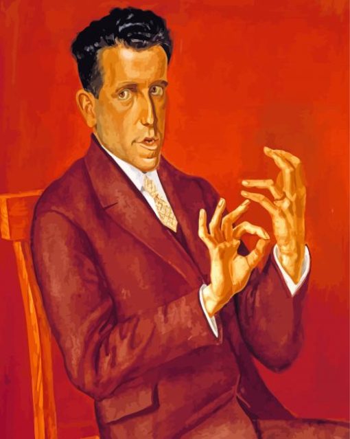 Otto Dix Portrait Of The Lawyer Hugo Simons paint by number