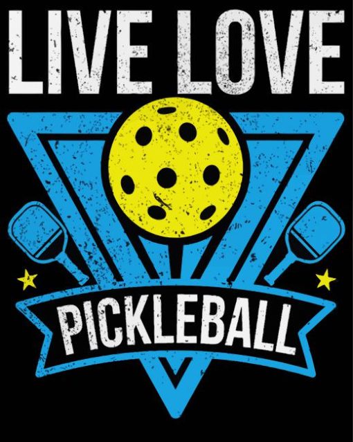 Pickleball Quote paint by number