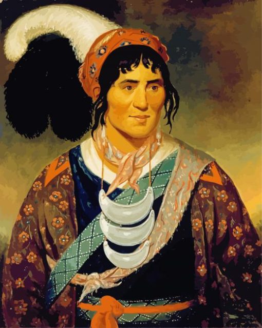 Seminole Chief paint by number