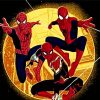 Spidermen paint by number