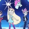 Star Vs The Forces Of Evil Characters paint by number