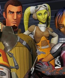 Star Wars Rebels paint by number