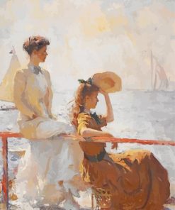 Summer Day Frank Weston Benson paint by number