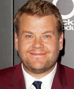 TV Presenter James Corden paint by number