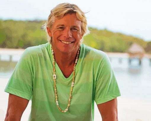 The American Actor Christopher Atkins paint by number