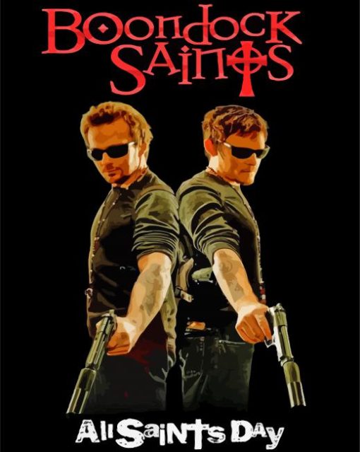 The Boondock Saints Movie Paint by number